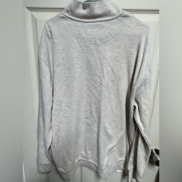 U.S. Polo Assn 3XL Light Cream Zippered Pullover - Picture 3 of 3